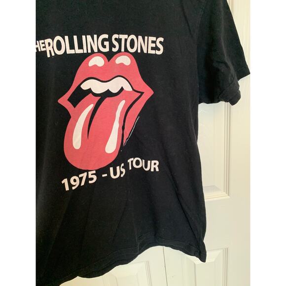 Rolling Stones black  graphic t shirt black red - Picture 3 of 4